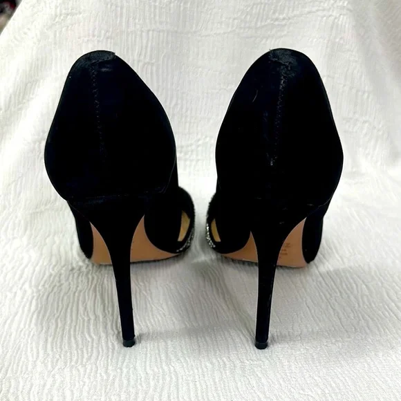 Schutz Black and White rhinestones in zebra print Women's Heels​ - Picture 7 of 9